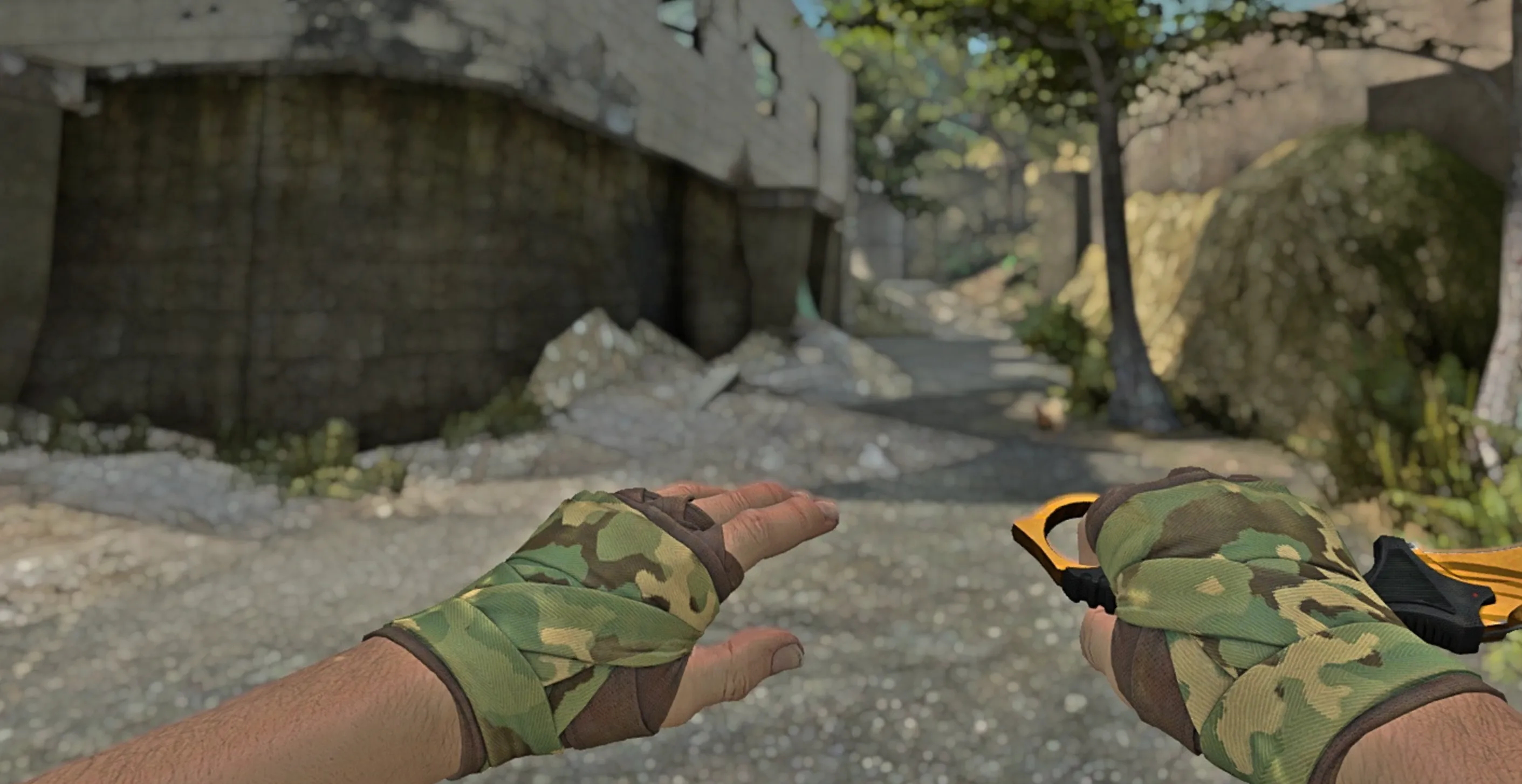 Hand Wraps Arboreal and lore knife